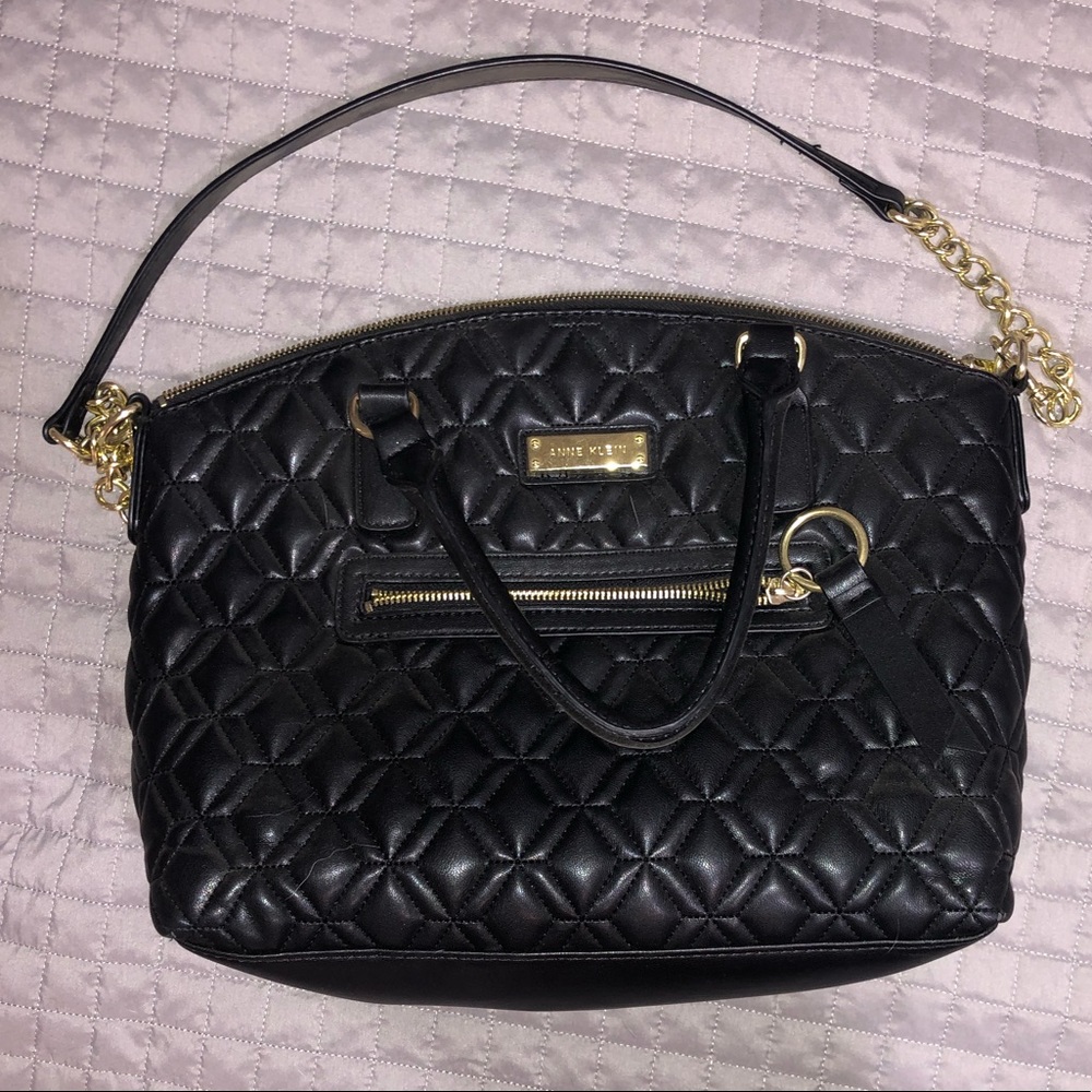 Black Quilted Handbag